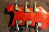 Rickenbacker 480/6 , Burgundy: Headstock - Rear