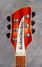 Rickenbacker 360/6 Bound Headstock, Fireglo: Headstock