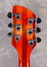 Rickenbacker 360/6 Bound Headstock, Fireglo: Headstock - Rear