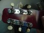 Rickenbacker 102/6 LapSteel, Red: Headstock - Rear