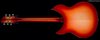 Rickenbacker 330/6 , Fireglo: Full Instrument - Rear