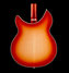 Aug 2015 Rickenbacker 360/12 C63, Fireglo: Body - Rear