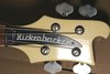 Rickenbacker 4001/4 BT, White: Headstock