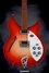 Rickenbacker 330/6 , Fireglo: Body - Front