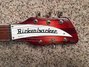 Rickenbacker 360/6 CW, Fireglo: Headstock