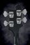 Rickenbacker 4003/4 JPS, Jetglo Pearlstar : Headstock - Rear