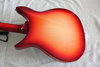 Apr 2014 Rickenbacker 1996/6 f hole, Fireglo: Body - Rear
