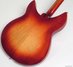 Sep 1966 Rickenbacker 335/6 S, Fireglo: Body - Rear