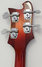 Rickenbacker 4003/4 S, Fireglo: Headstock - Rear