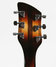 Rickenbacker 340/6 Mod, MonteBrown: Headstock - Rear