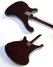 Oct 1972 Rickenbacker 480/6 , Eggplant: Body - Rear