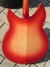 Jul 1967 Rickenbacker 330/12 , Fireglo: Body - Rear