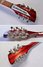 Rickenbacker 360/12 V64, Fireglo: Headstock