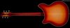 Rickenbacker 360/6 , Fireglo: Full Instrument - Rear