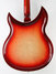 Oct 2012 Rickenbacker 381/12 V69, Fireglo: Body - Rear