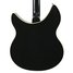 Rickenbacker 360/6 WB VP, Jetglo: Body - Rear