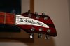 Oct 2002 Rickenbacker 340/6 Mod, Burgundy: Headstock