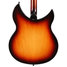 Aug 2016 Rickenbacker 330(LH)/6 BH BT, Tobaccoglo: Body - Rear