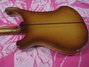 Dec 1976 Rickenbacker 4001/4 Mod, Autumnglo: Body - Rear