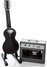 Rickenbacker B/7 , Black: Full Instrument - Rear