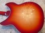 Feb 2015 Rickenbacker 1993/12 Plus, Fireglo: Body - Rear