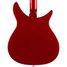 Oct 1982 Rickenbacker 320(LH)/6 Mod, Ruby: Body - Rear