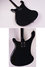 Sep 1980 Rickenbacker 481/6 Mod, Jetglo: Body - Rear