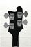 Rickenbacker 4003/4 S, Jetglo: Headstock - Rear