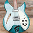 Rickenbacker 330/6 Mod, Turquoise: Close up - Free2