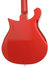 Sep 2013 Rickenbacker 620/6 , Ruby: Body - Rear