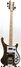 Rickenbacker 4003/4 S, Natural Walnut: Full Instrument - Front