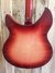 May 1995 Rickenbacker 330/6 , Fireglo: Body - Rear