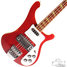 Rickenbacker 4001/4 , Burgundy: Close up - Free2