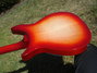 Apr 2014 Rickenbacker 1996/6 f hole, Fireglo: Body - Rear