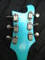 Rickenbacker 480/6 Mod, Teal: Headstock - Rear