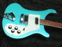 Rickenbacker 480/6 Mod, Teal: Body - Front