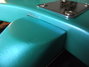 Rickenbacker 480/6 Mod, Teal: Neck - Rear