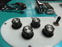 Rickenbacker 480/6 Mod, Teal: Close up - Free2