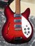 Rickenbacker 1998/6 RoMo, Red Burst: Neck - Rear