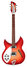 Rickenbacker 330/6 , Fireglo: Full Instrument - Front