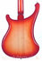Feb 2017 Rickenbacker 4003/4 , Fireglo: Body - Rear