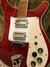 Rickenbacker 481/6 Slant Fret, Burgundy: Close up - Free2