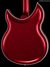 Apr 2017 Rickenbacker 381/6 V69, Ruby: Body - Rear