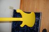 Oct 2011 Rickenbacker 4001/4 C64, TV Yellow: Body - Rear