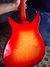 Rickenbacker 1996/6 f hole, Amber Fireglo: Body - Rear