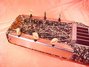 Rickenbacker 100/6 LapSteel, Gray Zolatone: Headstock