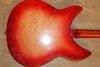 Jul 1967 Rickenbacker 330/6 , Fireglo: Body - Rear