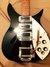 Rickenbacker 320/6 Mod, Jetglo: Body - Front