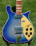 Rickenbacker 660/6 , Blueburst: Body - Front