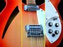 Rickenbacker 335/6 , Fireglo: Close up - Free2